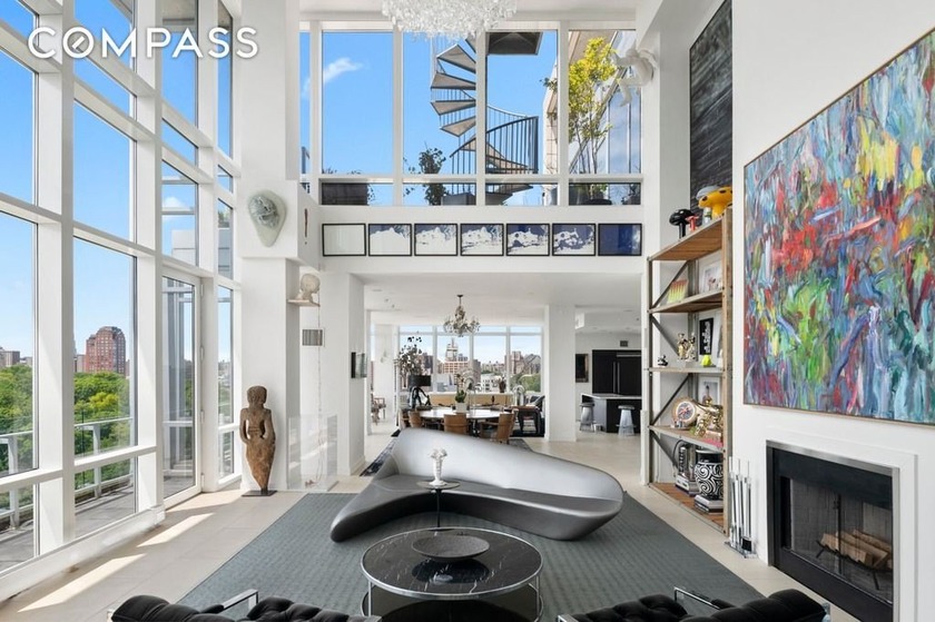 Perched atop 111 Central Park North, this exceptional triplex - Beach Condo for sale in New York, New York on Beachhouse.com