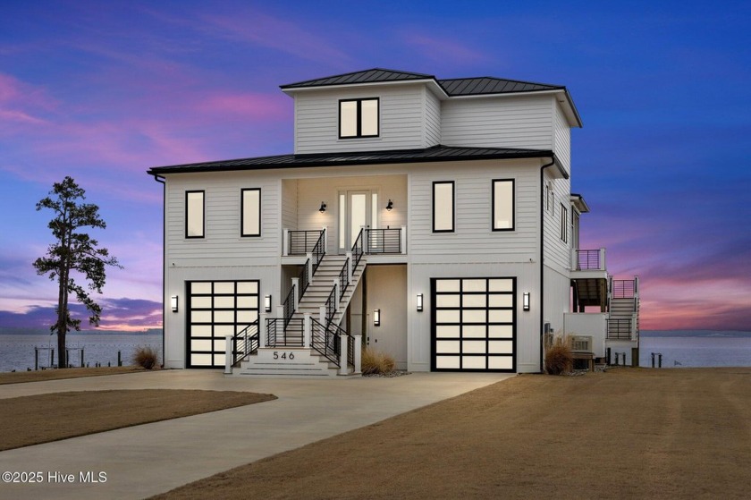 Contemporary Riverfront Oasis on the Neuse!This stunning custom - Beach Home for sale in Minnesott Beach, North Carolina on Beachhouse.com
