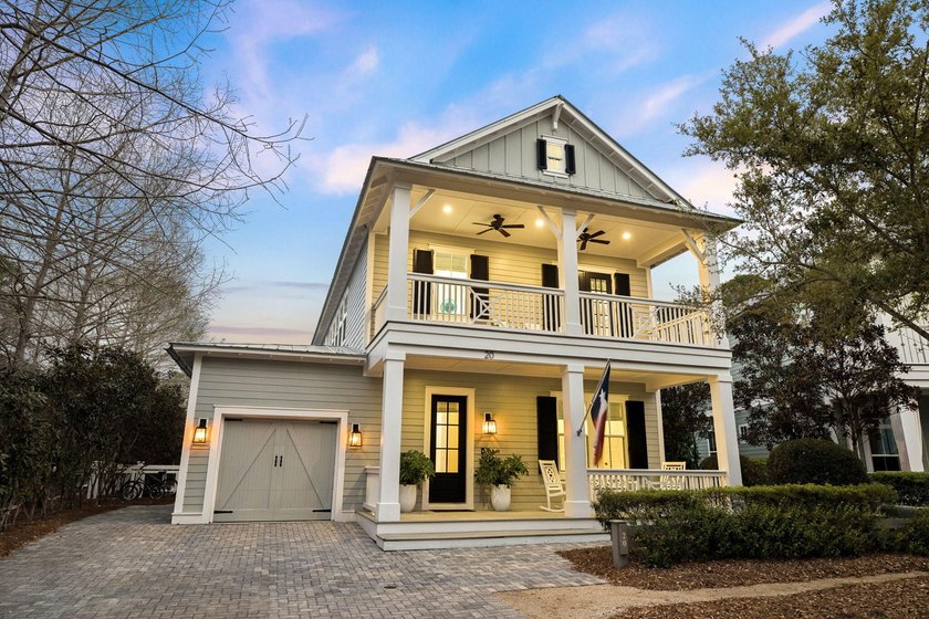 Tucked away on a large, private homesite overlooking a serene - Beach Home for sale in Santa Rosa Beach, Florida on Beachhouse.com