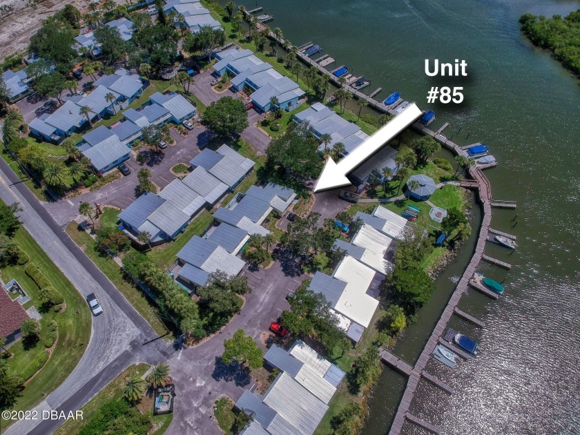 PRIVATE DEEDED BOAT DOCK IN YOUR FRONT YARD!Deep water access - Beach Condo for sale in New Smyrna Beach, Florida on Beachhouse.com