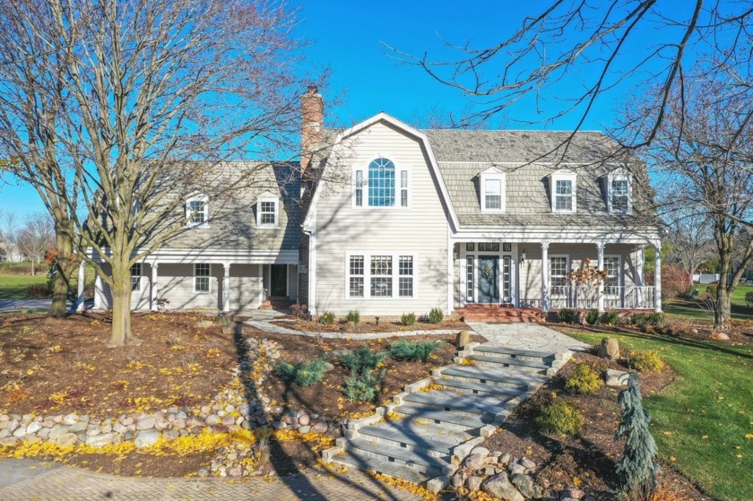 Charming colonial w/ incredible pond views. This custom home - Beach Home for sale in Mequon, Wisconsin on Beachhouse.com