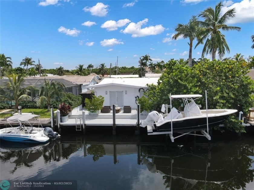 Discover the epitome of coastal elegance in this deep-water - Beach Home for sale in Dania, Florida on Beachhouse.com