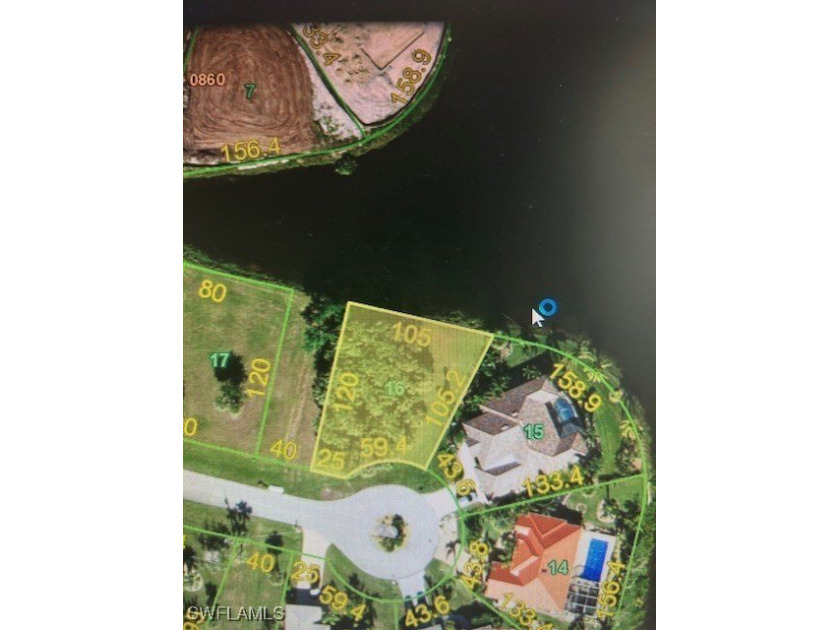 With approx. 105 FEET of LAKE FRONTAGE, located in PRISTINE - Beach Lot for sale in Punta Gorda, Florida on Beachhouse.com