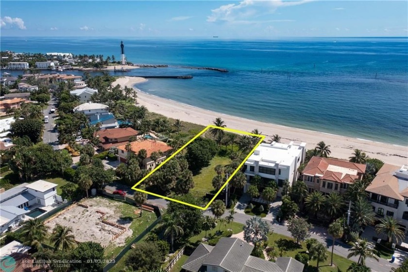 OCEAN FRONT LOT! STUNNING PANORAMIC ENDLESS VIEWS OF THE OCEAN - Beach Lot for sale in Pompano Beach, Florida on Beachhouse.com