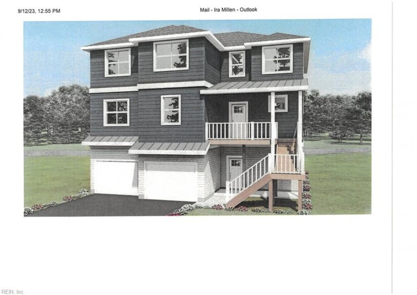 Beautiful Proposed custom construction 4 bedroom home located on - Beach Home for sale in Hayes, Virginia on Beachhouse.com