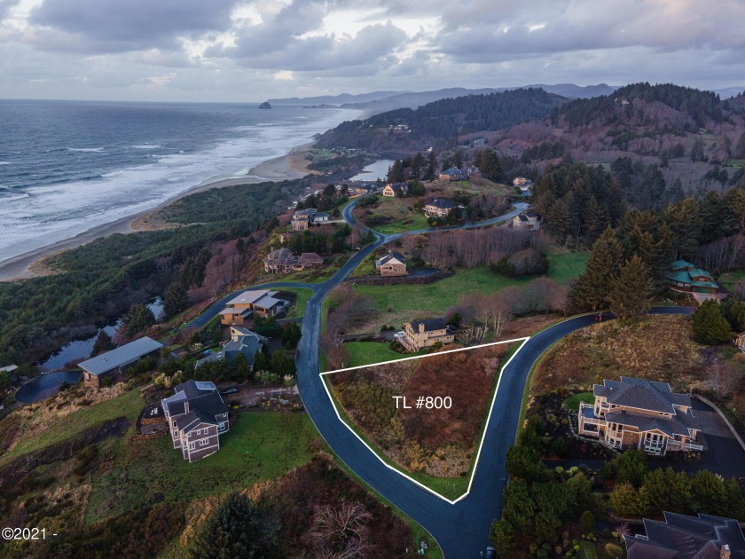 Over sized, ocean view, corner lot in Sahhali Shores! Gently - Beach Lot for sale in Neskowin, Oregon on Beachhouse.com