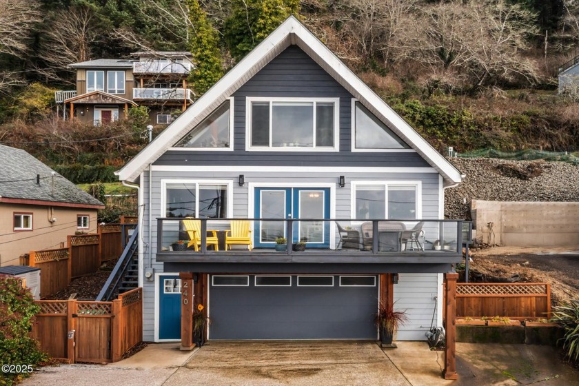 Wild Ocean Waves crashing over the Black Basalt rocky point - Beach Home for sale in Depoe Bay, Oregon on Beachhouse.com