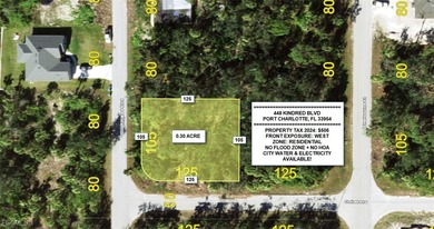 Beach Lot For Sale in Port Charlotte, Florida