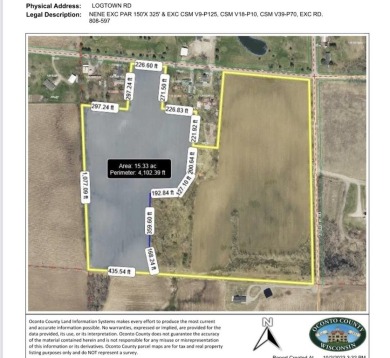 Beach Acreage For Sale in Oconto, Wisconsin