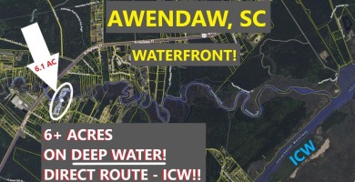 Beach Acreage For Sale in Awendaw, South Carolina