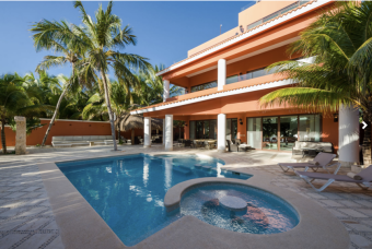 Vacation Rental Beach Villa in Soliman Bay, Quintana Roo, Mexico