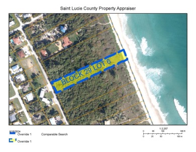 Beach Lot For Sale in Hutchinson Island, Florida