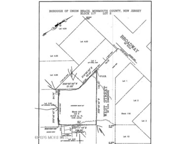 Beach Lot For Sale in Union Beach, New Jersey