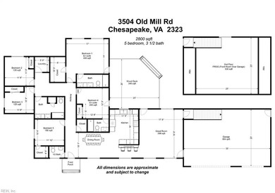 Beach Home For Sale in Chesapeake, Virginia