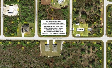 Beach Lot For Sale in Port Charlotte, Florida