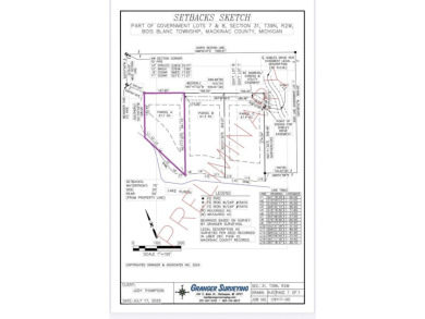 Beach Lot For Sale in Bois Blanc Island, Michigan