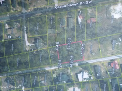 Beach Lot For Sale in Ocean Isle Beach, North Carolina