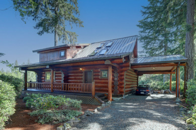 Unique Log Chalet at Alderbrook Golf. Hood Canal & Lakes Nearby. - Beach Home for sale in Union, Washington on Beachhouse.com