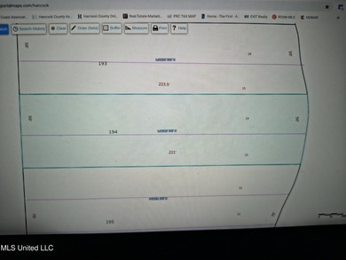 Beach Lot For Sale in Waveland, Mississippi