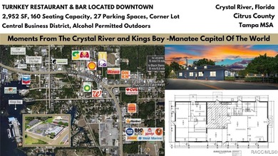 Beach Commercial For Sale in Crystal River, Florida