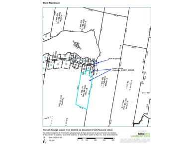 Beach Lot For Sale in Mont-Tremblant, 