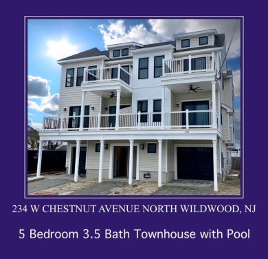 Beach Townhome/Townhouse For Sale in North Wildwood, New Jersey