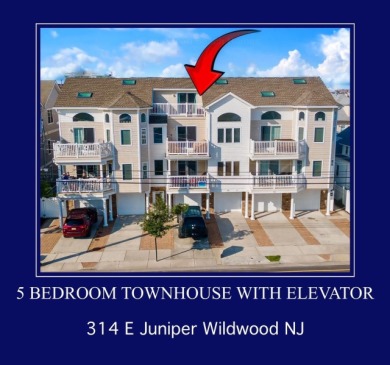 Beach Townhome/Townhouse For Sale in Wildwood, New Jersey