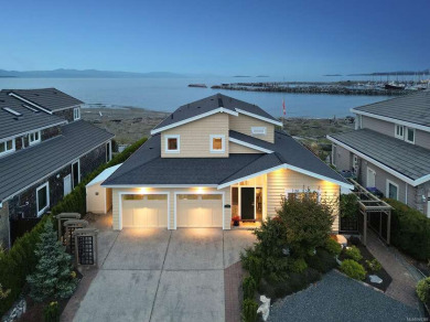 Prime walk-on beachfront position on Admiral Point Occupying a - Beach Home for sale in Parksville, British Columbia on Beachhouse.com