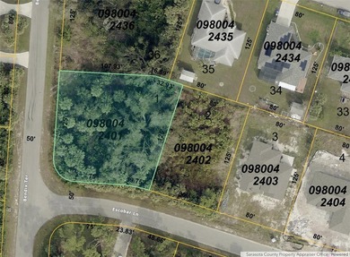 Beach Lot For Sale in North Port, Florida
