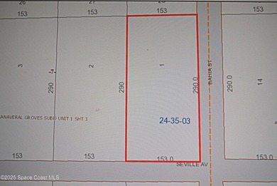 Beach Lot For Sale in Cocoa, Florida