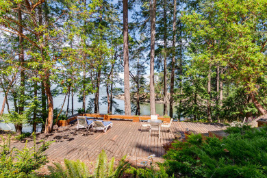 This spectacular 0.63 acre bare land low bank waterfront - Beach Lot for sale in Mayne Island, British Columbia on Beachhouse.com