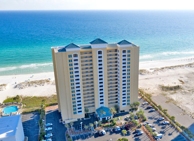 The views are spectacular from this Gulf-front 5th floor condo - Beach Vacation Rentals in Pensacola Beach, Florida on Beachhouse.com