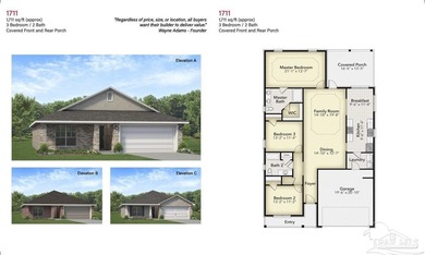 Beach Home For Sale in Pace, Florida