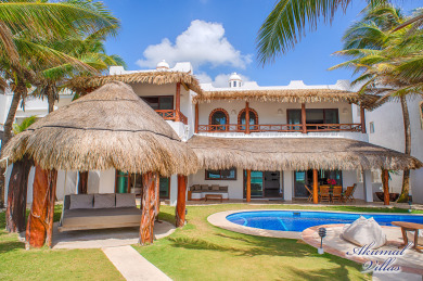 Vacation Rental Beach Villa in Akumal, Quintana Roo