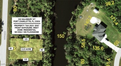 Beach Lot For Sale in Port Charlotte, Florida