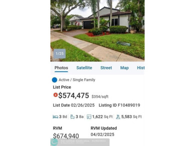 Beach Home For Sale in Pembroke Pines, Florida