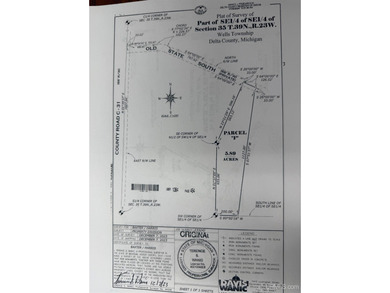 Beach Acreage For Sale in Escanaba, Michigan